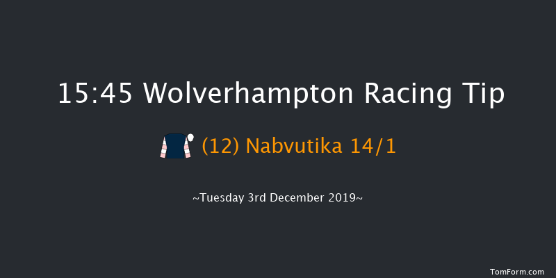Wolverhampton 15:45 Stakes (Class 6) 9f Mon 2nd Dec 2019