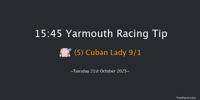 Yarmouth 15-45 (Class 4) 5f Mon 13th Oct 2025