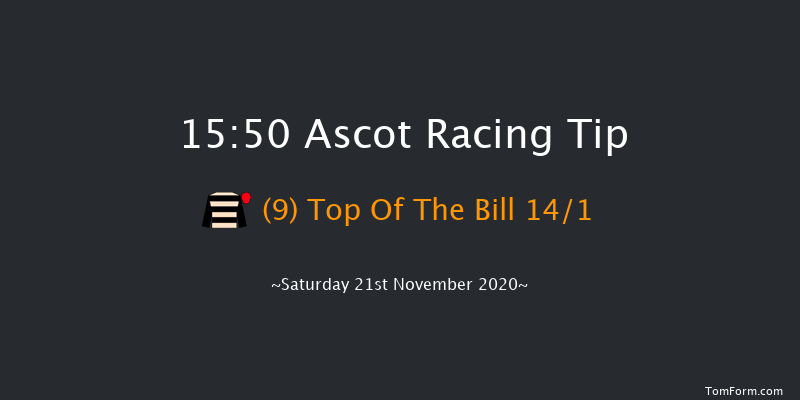 Coral Supporting Prostate Cancer UK Standard Open NH Flat Race (GBB Race) Ascot 15:50 NH Flat Race (Class 4) 16f Fri 20th Nov 2020