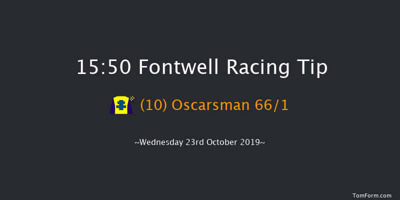 Fontwell 15:50 Maiden Hurdle (Class 5) 19f Sat 5th Oct 2019
