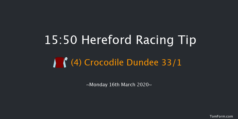 hereford-racecourse.co.uk Handicap Hurdle Hereford 15:50 Handicap Hurdle (Class 4) 26f Sat 7th Mar 2020
