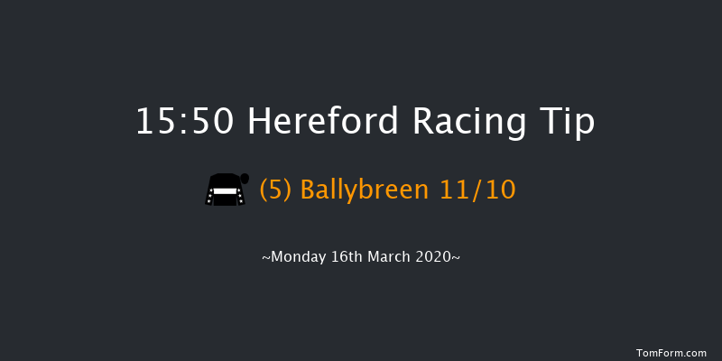 hereford-racecourse.co.uk Handicap Hurdle Hereford 15:50 Handicap Hurdle (Class 4) 26f Sat 7th Mar 2020