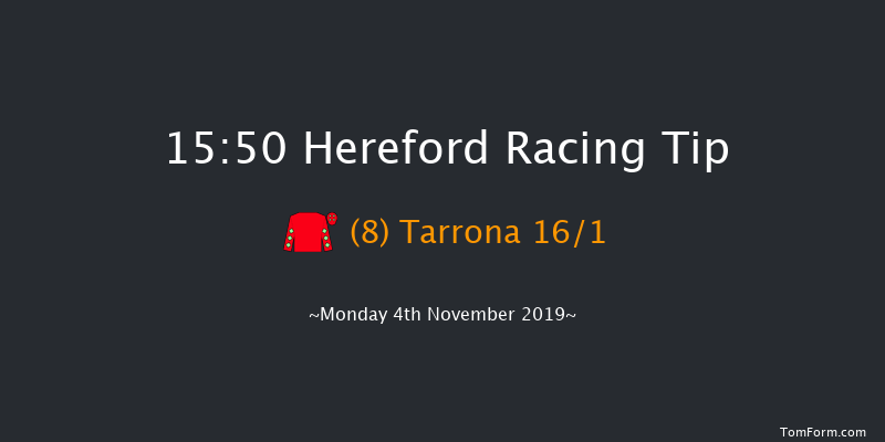 Hereford 15:50 Maiden Hurdle (Class 4) 20f Tue 15th Oct 2019