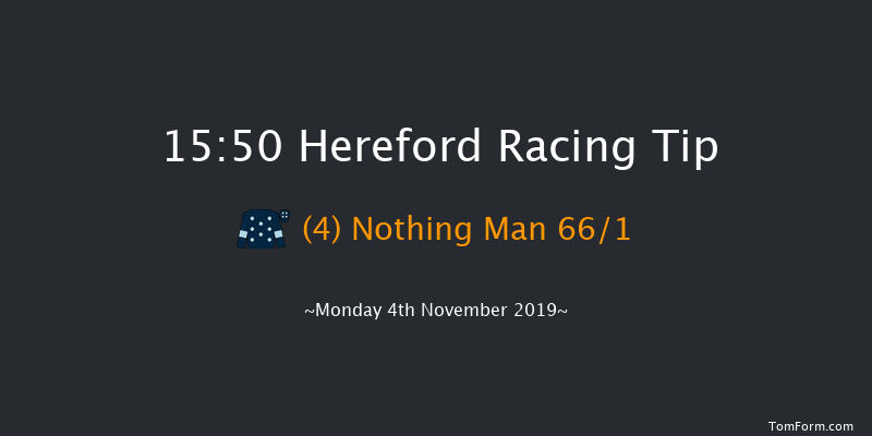 Hereford 15:50 Maiden Hurdle (Class 4) 20f Tue 15th Oct 2019