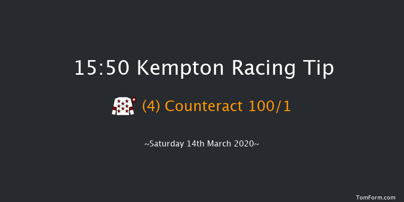 Paddy's Rewards Club Novices' Hurdle Kempton 15:50 Novices Hurdle (Class 4) 21f Wed 11th Mar 2020