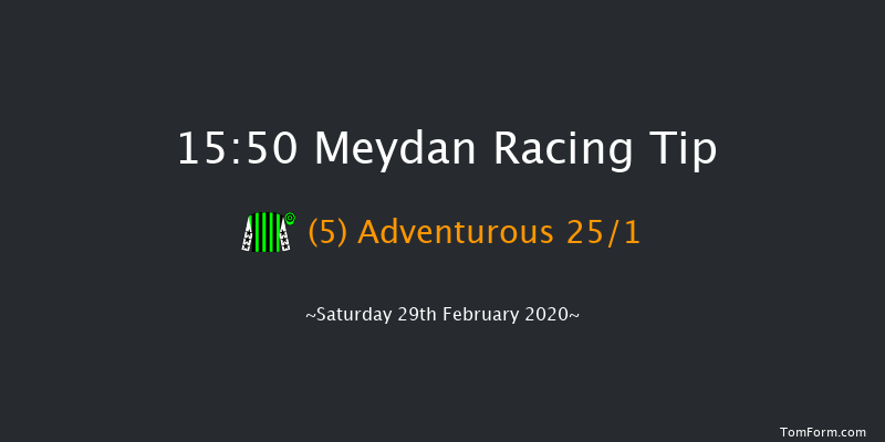 Al Furjan Handicap - Turf Meydan 15:50 1m 14 run Al Furjan Handicap - Turf Thu 27th Feb 2020
