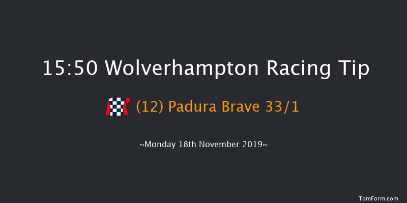 Wolverhampton 15:50 Handicap (Class 6) 12f Sat 16th Nov 2019