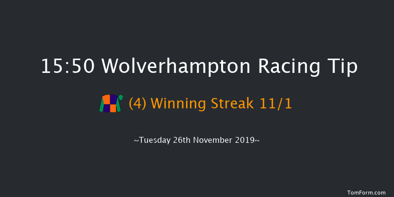 Wolverhampton 15:50 Handicap (Class 4) 6f Sat 23rd Nov 2019