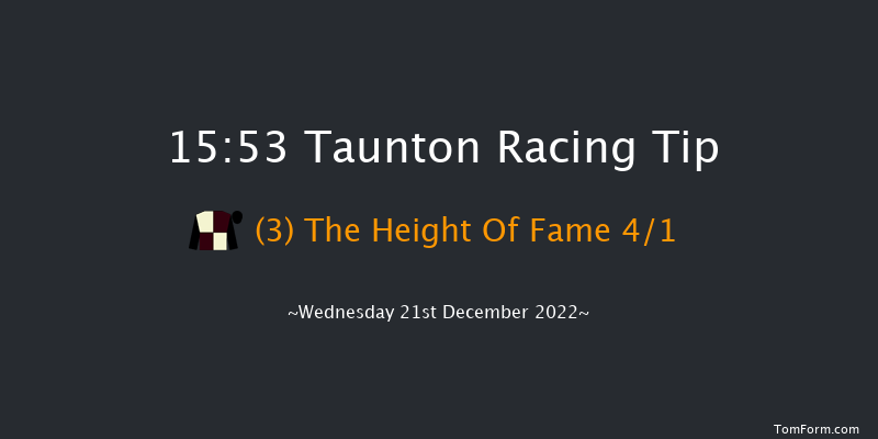 Taunton 15:53 Handicap Hurdle (Class 5) 24f Thu 8th Dec 2022