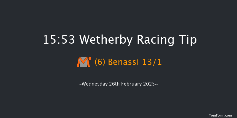 Wetherby  15:53 Handicap Hurdle (Class 3) 24f Wed 12th Feb 2025