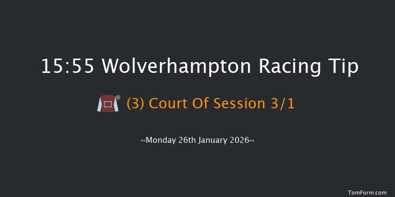 Wolverhampton 15-55 (Class 6) 6f Fri 23rd Jan 2026