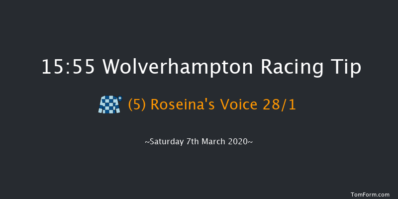Ladbrokes 'Play 1-2-Free' On Football Handicap Wolverhampton 15:55 Handicap (Class 4) 7f Fri 6th Mar 2020