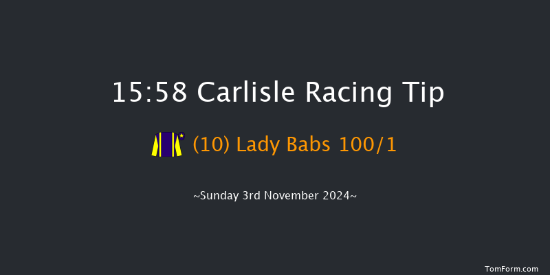 Carlisle  15:58 Handicap Hurdle (Class 4) 17f Thu 24th Oct 2024