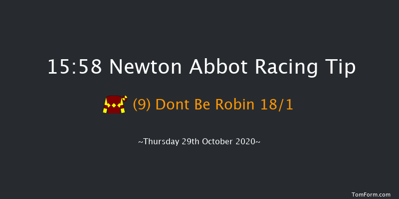 NewtonAbbotRace On Twitter Handicap Chase Newton Abbot 15:58 Handicap Chase (Class 5) 26f Sun 11th Oct 2020