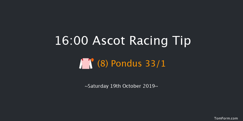 Ascot 16:00 Group 1 (Class 1) 10f Sat 5th Oct 2019