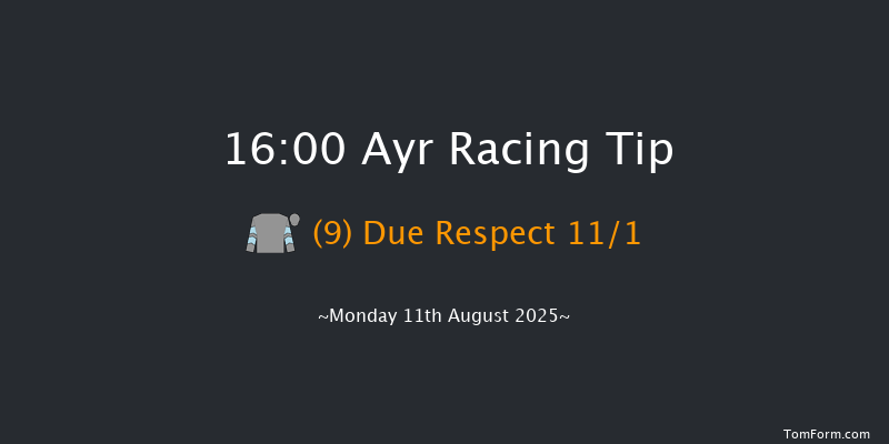 Ayr 16-00 (Class 6) 6f Sat 9th Aug 2025