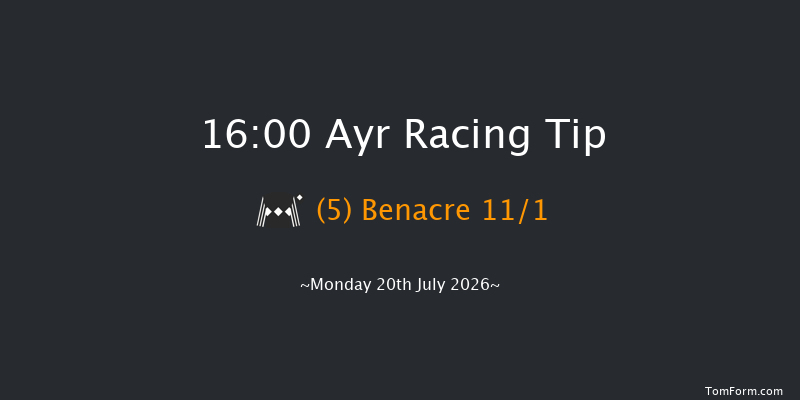 Ayr 16-00 (Class 5) 8f Mon 13th Jul 2026