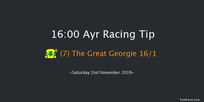Ayr 16:00 NH Flat Race (Class 5) 16f Mon 28th Oct 2019