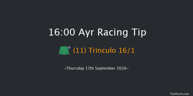Ayr 16-00 (Class 5) 8f Mon 10th Aug 2026