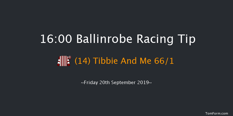 Ballinrobe 16:00 Maiden Hurdle 18f Tue 27th Aug 2019