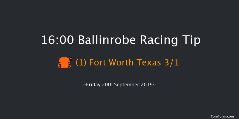 Ballinrobe 16:00 Maiden Hurdle 18f Tue 27th Aug 2019