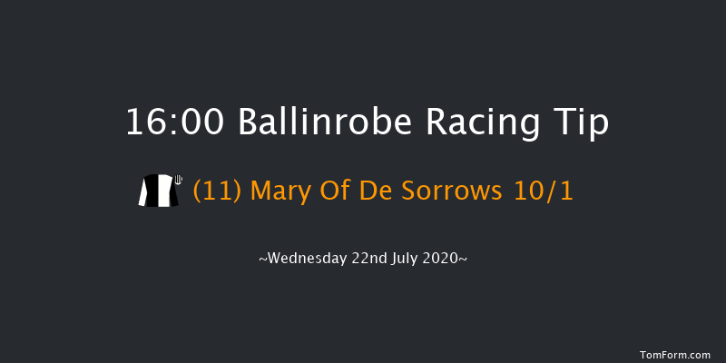 Monroe's Live Mares Handicap Hurdle Ballinrobe 16:00 Handicap Hurdle 22f Mon 20th Jul 2020
