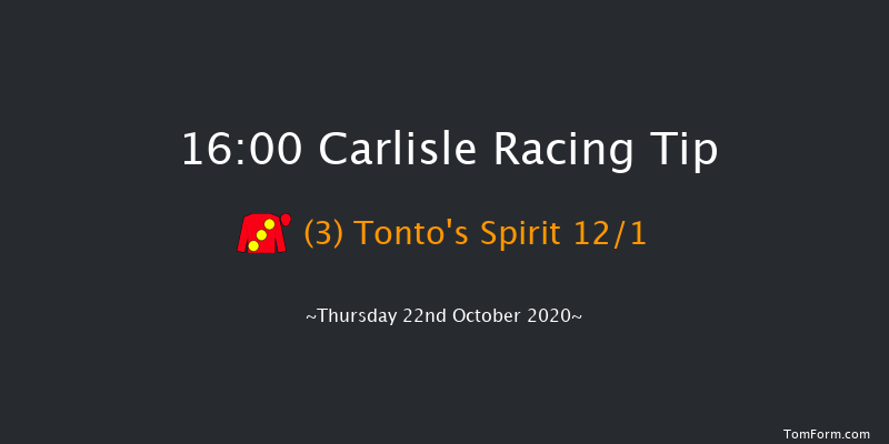 Bet At racingtv.com Handicap Chase Carlisle 16:00 Handicap Chase (Class 4) 20f Thu 15th Oct 2020