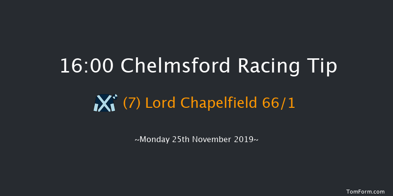 Chelmsford 16:00 Stakes (Class 4) 8f Thu 21st Nov 2019