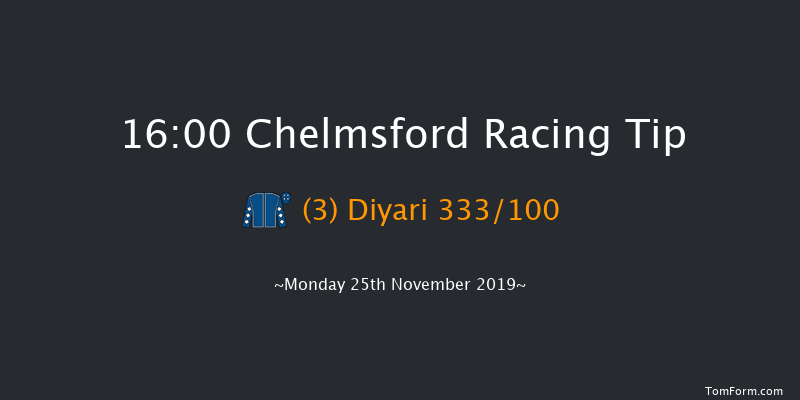 Chelmsford 16:00 Stakes (Class 4) 8f Thu 21st Nov 2019