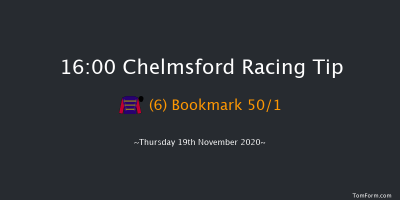 tote Placepot Your First Bet Novice Stakes Chelmsford 16:00 Stakes (Class 5) 7f Thu 12th Nov 2020