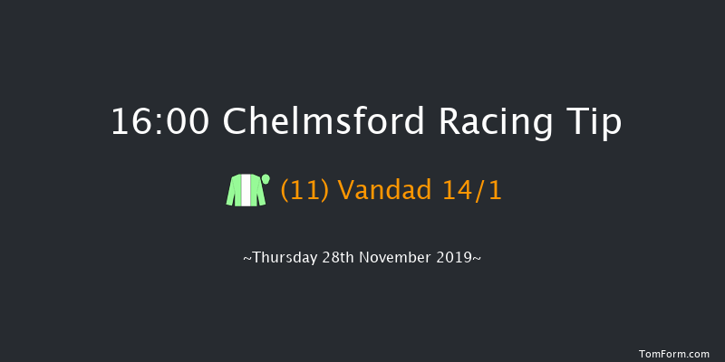 Chelmsford 16:00 Stakes (Class 5) 6f Mon 25th Nov 2019