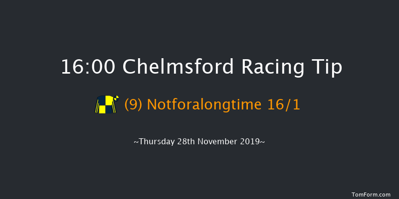 Chelmsford 16:00 Stakes (Class 5) 6f Mon 25th Nov 2019