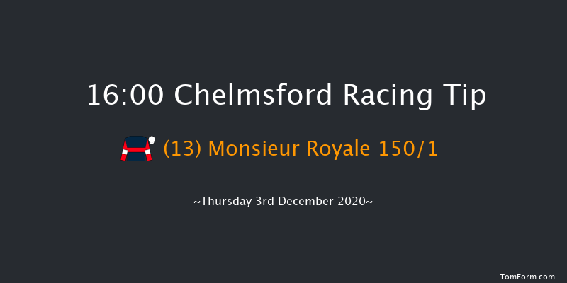 tote Placepot Your First Bet Handicap Chelmsford 16:00 Handicap (Class 6) 10f Fri 27th Nov 2020