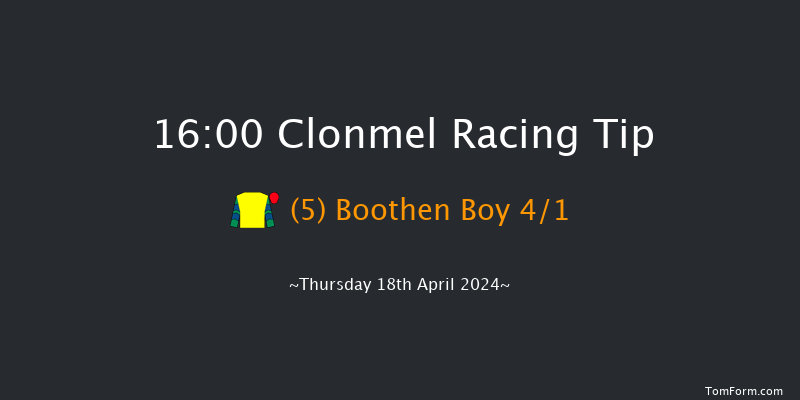 Clonmel  16:00 Claiming Hurdle 19f Thu 4th Apr 2024