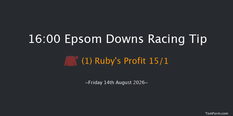 Epsom Downs 16-00 (Class 4) 6f Thu 30th Jul 2026