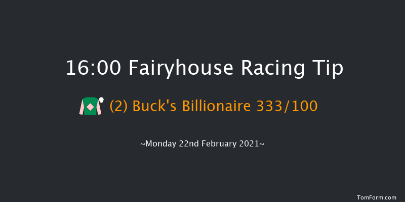 Fairyhouse Easter Festival 3rd - 5th April Maiden Hurdle (Div 1) Fairyhouse 16:00 Maiden Hurdle 20f Mon 8th Feb 2021
