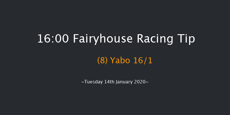 Fairyhouse 16:00 NH Flat Race 16f Sat 11th Jan 2020