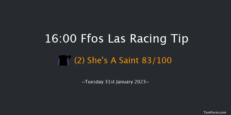 Ffos Las 16:00 Maiden Hurdle (Class 4) 16f Mon 23rd Jan 2023