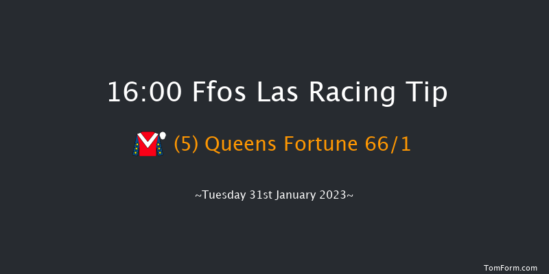 Ffos Las 16:00 Maiden Hurdle (Class 4) 16f Mon 23rd Jan 2023