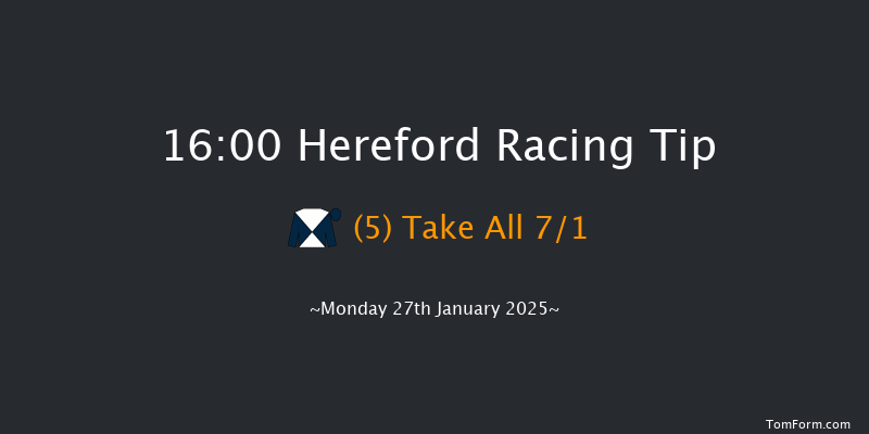 Hereford  16:00 Hunter Chase (Class 5) 21f Wed 15th Jan 2025