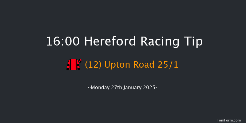 Hereford  16:00 Hunter Chase (Class 5) 21f Wed 15th Jan 2025