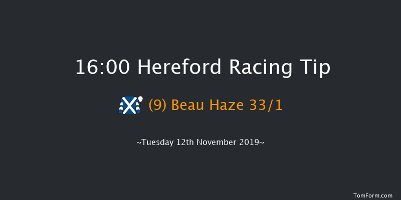 Hereford 16:00 Handicap Hurdle (Class 4) 16f Mon 4th Nov 2019