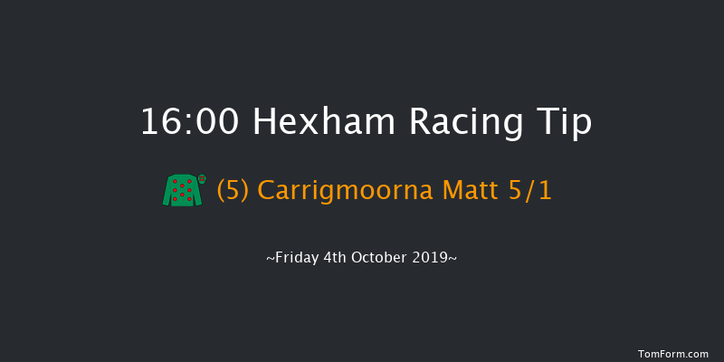 Hexham 16:00 Handicap Hurdle (Class 3) 20f Mon 2nd Sep 2019