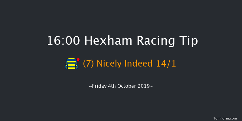 Hexham 16:00 Handicap Hurdle (Class 3) 20f Mon 2nd Sep 2019