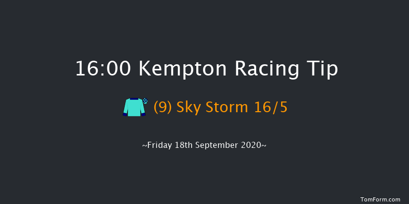 Unibet Thanks The Frontline Workers Novice Stakes (Div 1) Kempton 16:00 Stakes (Class 5) 6f Tue 15th Sep 2020