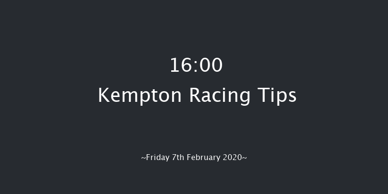 Kempton 16:00 NH Flat Race (Class 5) 16f Tue 4th Feb 2020