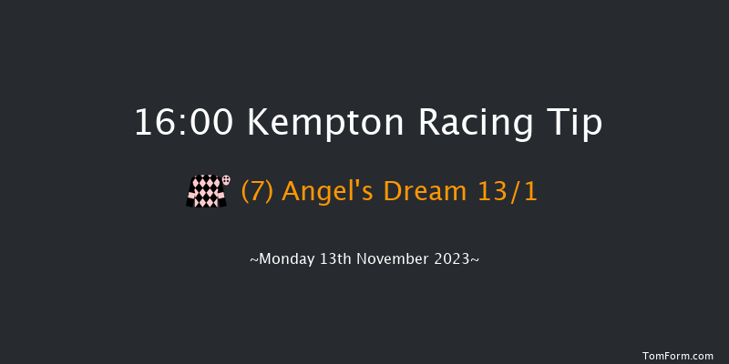 Kempton 16:00 Handicap Hurdle (Class 4) 16f Wed 8th Nov 2023