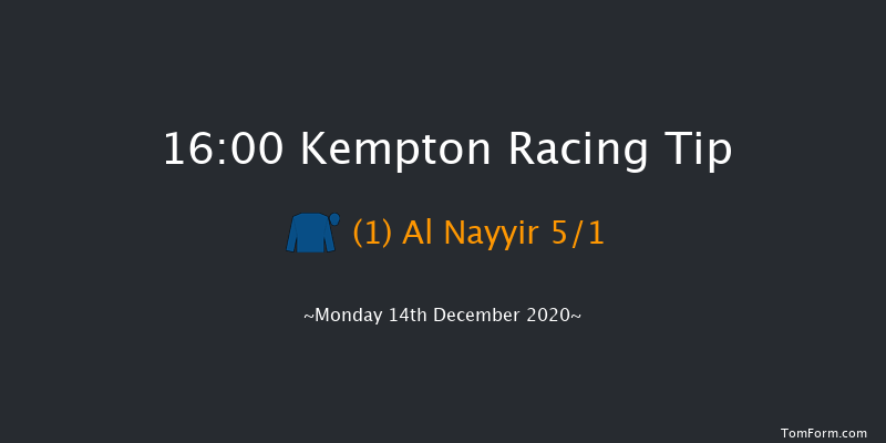 Unibet/British Stallion Studs EBF Maiden Stakes (Plus 10) Kempton 16:00 Maiden (Class 5) 11f Wed 9th Dec 2020