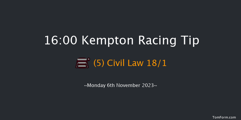 Kempton 16:00 Handicap (Class 2) 11f Wed 1st Nov 2023