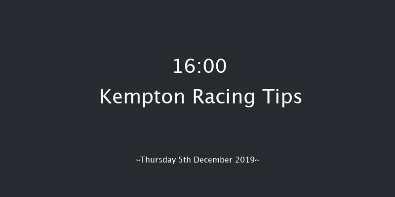 Kempton 16:00 Stakes (Class 5) 6f Wed 4th Dec 2019